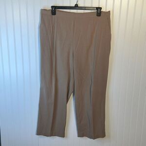 DressBarn Dress Pants Women’s Size 22 Tan Career Straight Leg Stretch Comfort